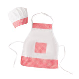 Baby Chef Costume Apron Chef Hat Soft Baby Photography Prop for Cooking Baby Boy S