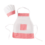 Baby Chef Costume Apron Chef Hat Soft Baby Photography Prop for Cooking Baby Boy S