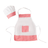 Baby Chef Costume Apron Chef Hat Soft Baby Photography Prop for Cooking Baby Boy S