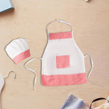 Baby Chef Costume Apron Chef Hat Soft Baby Photography Prop for Cooking Baby Boy S