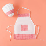 Baby Chef Costume Apron Chef Hat Soft Baby Photography Prop for Cooking Baby Boy S