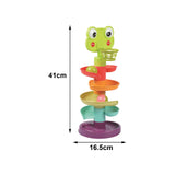 Drop Go Balls Ramp Toy Frog Ball Run Ramp for Girls Boys Toys Gifts Children 5 layer