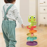 Drop Go Balls Ramp Toy Frog Ball Run Ramp for Girls Boys Toys Gifts Children 5 layer