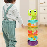 Drop Go Balls Ramp Toy Frog Ball Run Ramp for Girls Boys Toys Gifts Children 7 layer