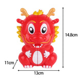 Maxbell Dragon Speed Cube Cartoon Fidget Brain Teasers for Boys Girls Birthday Gift Red