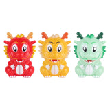 Maxbell Dragon Speed Cube Cartoon Fidget Brain Teasers for Boys Girls Birthday Gift Red