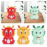 Maxbell Dragon Speed Cube Cartoon Fidget Brain Teasers for Boys Girls Birthday Gift Red