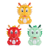 Maxbell Dragon Speed Cube Cartoon Fidget Brain Teasers for Boys Girls Birthday Gift Red