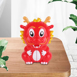 Maxbell Dragon Speed Cube Cartoon Fidget Brain Teasers for Boys Girls Birthday Gift Red