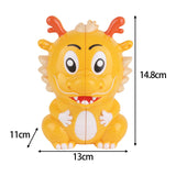 Dragon Speed Cube Cartoon Fidget Brain Teasers for Boys Girls Birthday Gift Yellow