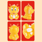 Dragon Speed Cube Cartoon Fidget Brain Teasers for Boys Girls Birthday Gift Yellow