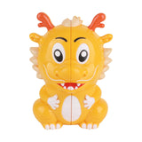 Dragon Speed Cube Cartoon Fidget Brain Teasers for Boys Girls Birthday Gift Yellow