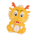 Dragon Speed Cube Cartoon Fidget Brain Teasers for Boys Girls Birthday Gift Yellow