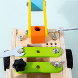 Maxbell Montessori Car Screwdriver Board Set LED Busy Board for Preschool Boys Girls