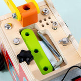 Maxbell Montessori Car Screwdriver Board Set LED Busy Board for Preschool Boys Girls