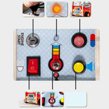 Maxbell Montessori Car Screwdriver Board Set LED Busy Board for Preschool Boys Girls