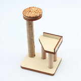 Maxbell 1/12 Dollhouse Cat Climbing Frame for Micro Landscape Sand Table Accessories