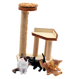 Maxbell 1/12 Dollhouse Cat Climbing Frame for Micro Landscape Sand Table Accessories