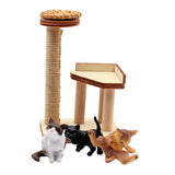 Maxbell 1/12 Dollhouse Cat Climbing Frame for Micro Landscape Sand Table Accessories