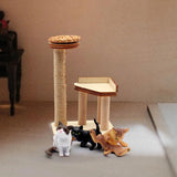 Maxbell 1/12 Dollhouse Cat Climbing Frame for Micro Landscape Sand Table Accessories
