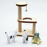 Maxbell 1:12 Dollhouse Cat Climbing Tree for Fairy Garden Miniature Scene Sand Table