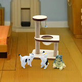 Maxbell 1:12 Dollhouse Cat Climbing Tree for Fairy Garden Miniature Scene Sand Table