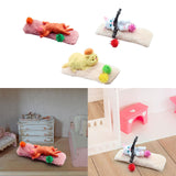 Maxbell 1/12 Detailed Hand Painted Cat Decor for Dollhouse Decorations Party Favor Orange