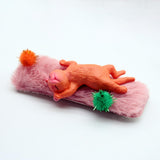 Maxbell 1/12 Detailed Hand Painted Cat Decor for Dollhouse Decorations Party Favor Orange
