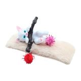 Maxbell 1/12 Detailed Hand Painted Cat Decor for Dollhouse Decorations Party Favor White