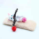 Maxbell 1/12 Detailed Hand Painted Cat Decor for Dollhouse Decorations Party Favor White