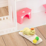 Maxbell 1/12 Detailed Hand Painted Cat Decor for Dollhouse Decorations Party Favor Yellow
