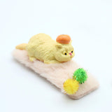 Maxbell 1/12 Detailed Hand Painted Cat Decor for Dollhouse Decorations Party Favor Yellow