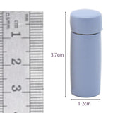 Dollhouse Miniature Insulated Cups Mini Water Cup for Living Room Home Bedroom L blue