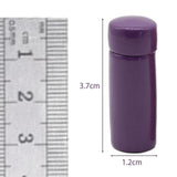 Maxbell Dollhouse Miniature Insulated Cups Mini Water Cup for Living Room Home Bedroom S orange