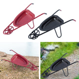 Maxbell 1:12 Wheelbarrow Simulated Dioramas Realistic Small Yard Cart Railway Station red