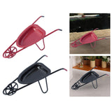 Maxbell 1:12 Wheelbarrow Simulated Dioramas Realistic Small Yard Cart Railway Station red