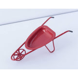 Maxbell 1:12 Wheelbarrow Simulated Dioramas Realistic Small Yard Cart Railway Station red