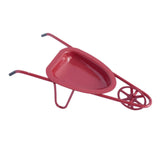 Maxbell 1:12 Wheelbarrow Simulated Dioramas Realistic Small Yard Cart Railway Station red