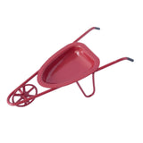 Maxbell 1:12 Wheelbarrow Simulated Dioramas Realistic Small Yard Cart Railway Station red