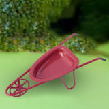 Maxbell 1:12 Wheelbarrow Simulated Dioramas Realistic Small Yard Cart Railway Station red