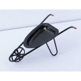 Maxbell 1:12 Wheelbarrow Simulated Dioramas Realistic Small Yard Cart Railway Station black