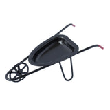 Maxbell 1:12 Wheelbarrow Simulated Dioramas Realistic Small Yard Cart Railway Station black