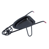 Maxbell 1:12 Wheelbarrow Simulated Dioramas Realistic Small Yard Cart Railway Station black
