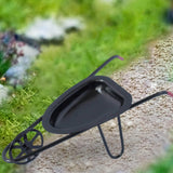 Maxbell 1:12 Wheelbarrow Simulated Dioramas Realistic Small Yard Cart Railway Station black