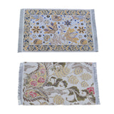 Maxbell Miniature Rug Furniture Blanket Handmade Pretend Party 1:12 Dollhouse Carpet Style A