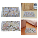 Maxbell Miniature Rug Furniture Blanket Handmade Pretend Party 1:12 Dollhouse Carpet Style A