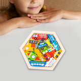 Wooden Infant Puzzles Cute for Kids Beginner Preschool Educational Activity