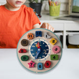 Maxbell Shape Sorter Clock Smooth Edge Puzzle Toys for 2 3 4 Year Old Toddlers Kids