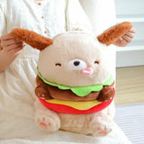 Maxbell Funny Cheeseburger Plush Stuffed Toy for Birthday Decoration Kids Boys Girls