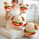 Maxbell Funny Cheeseburger Plush Stuffed Toy for Birthday Decoration Kids Boys Girls